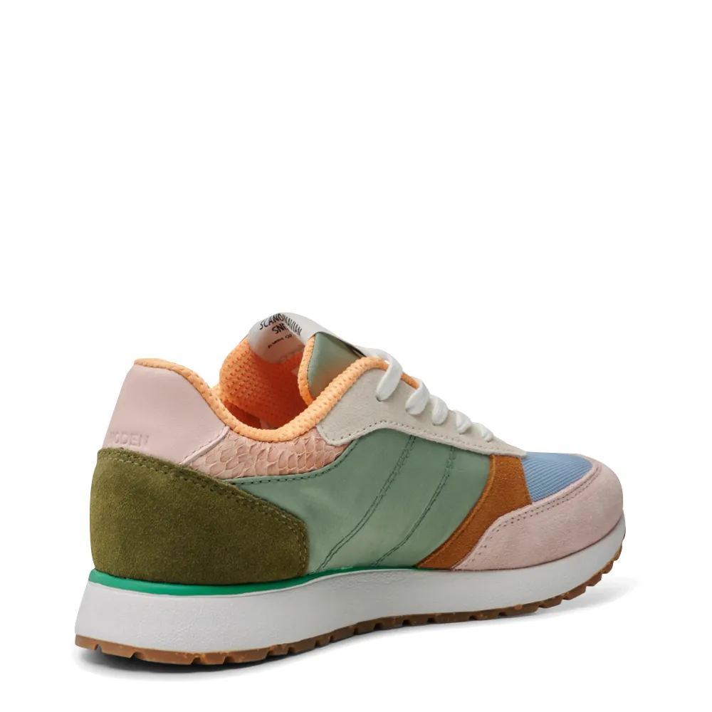 Woden Women's Ronja Sneaker in Algea Multi