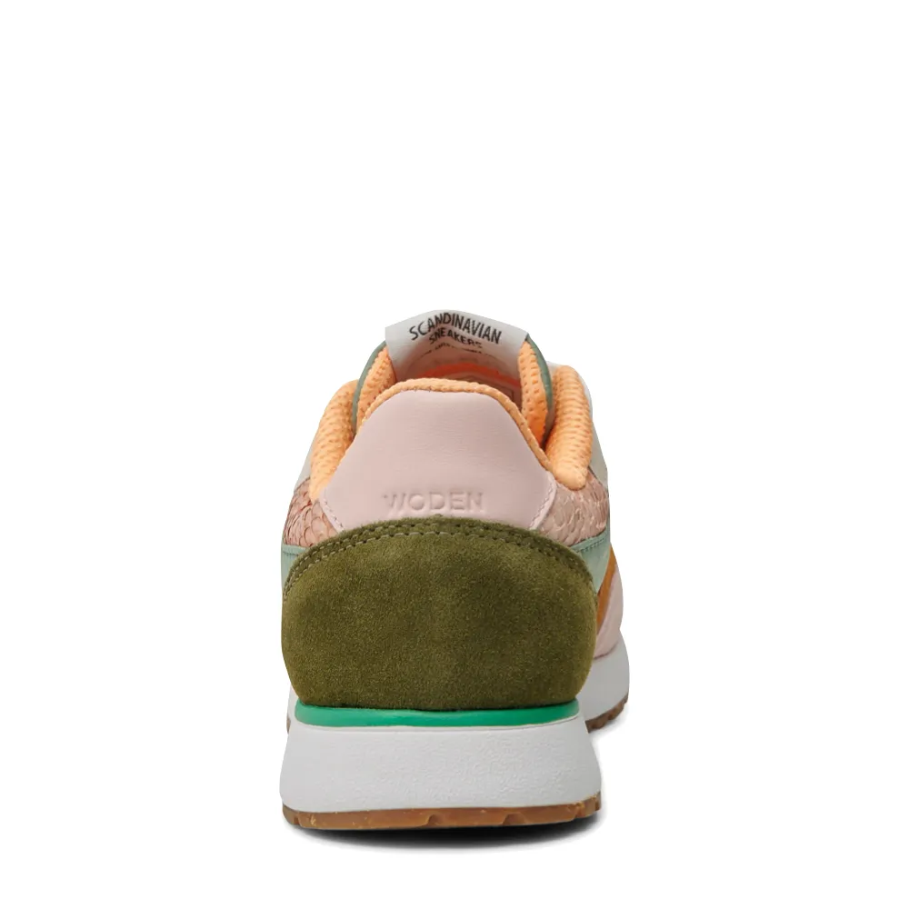 Woden Women's Ronja Sneaker in Algea Multi