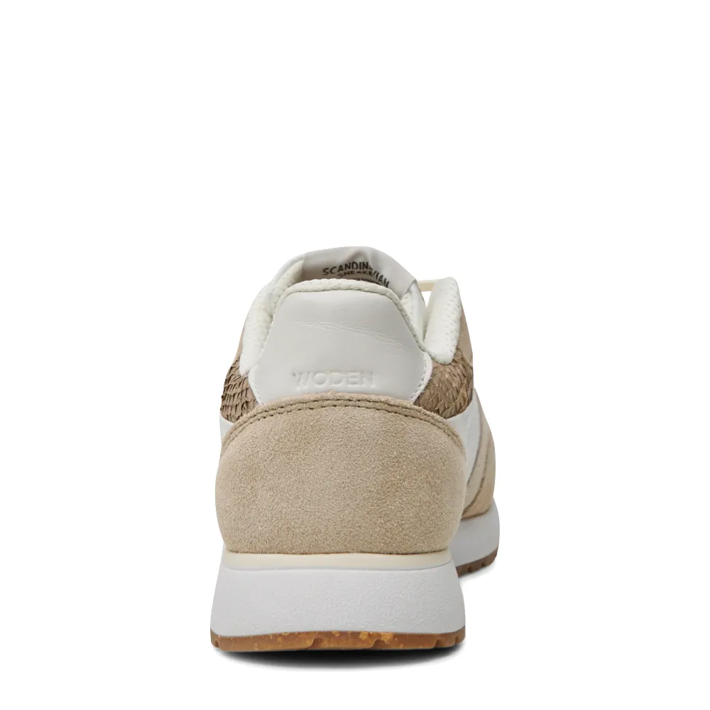 Woden Women's Ronja Sneaker in Blanc de Blanc