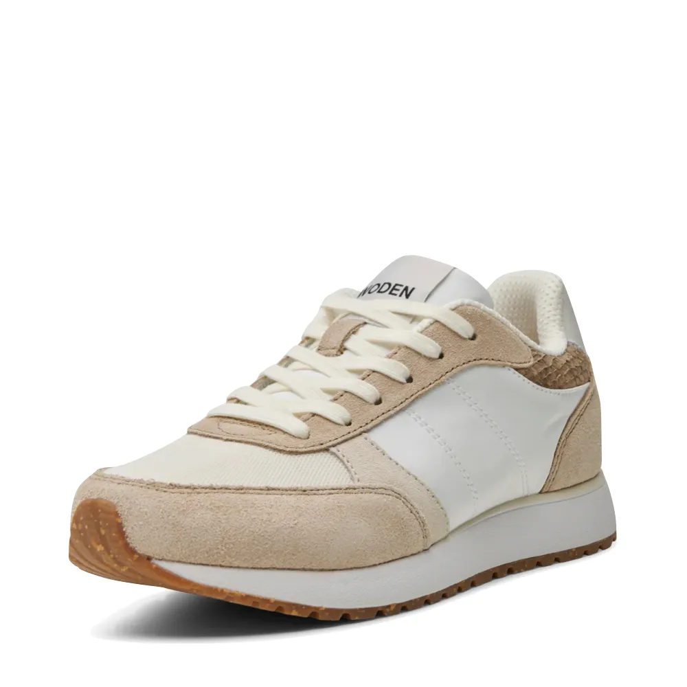 Woden Women's Ronja Sneaker in Blanc de Blanc
