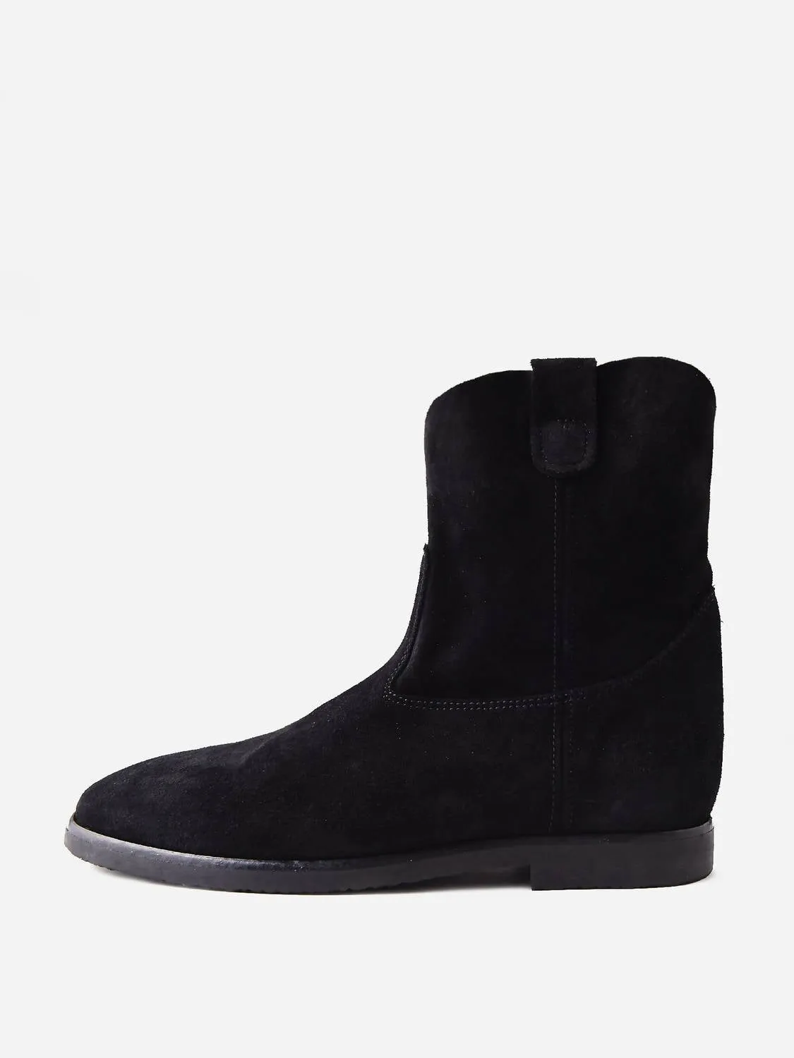 Women's 60S Camarguaise Boot In Black Suede