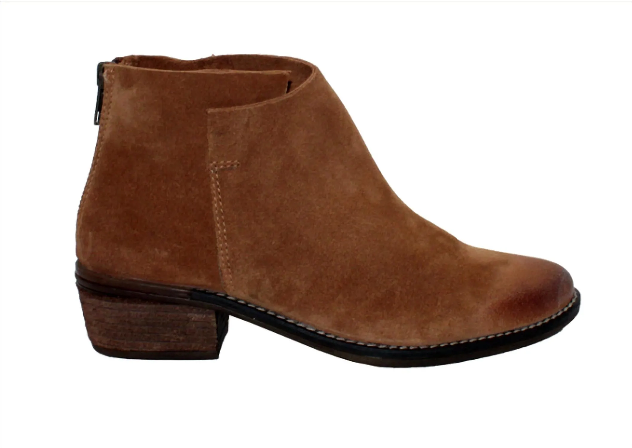 Women's Aldworth Suede Upper Bootie In Brown