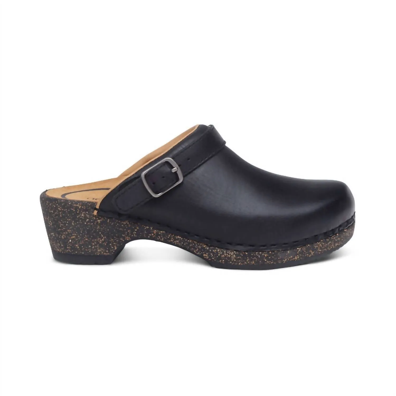 Women's Beckie Cork Clog In Black