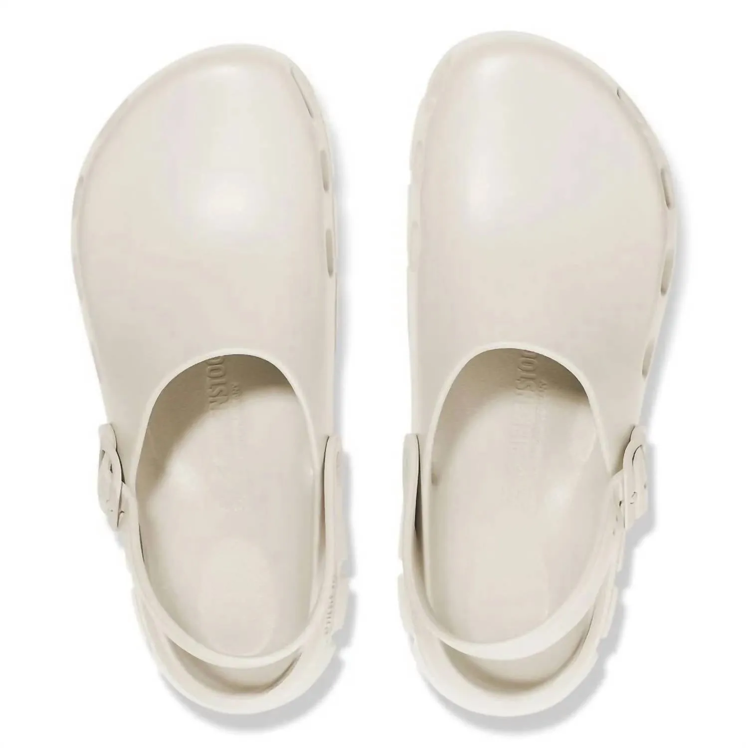 Women's Birki Flow Eva Clogs In Eggshell