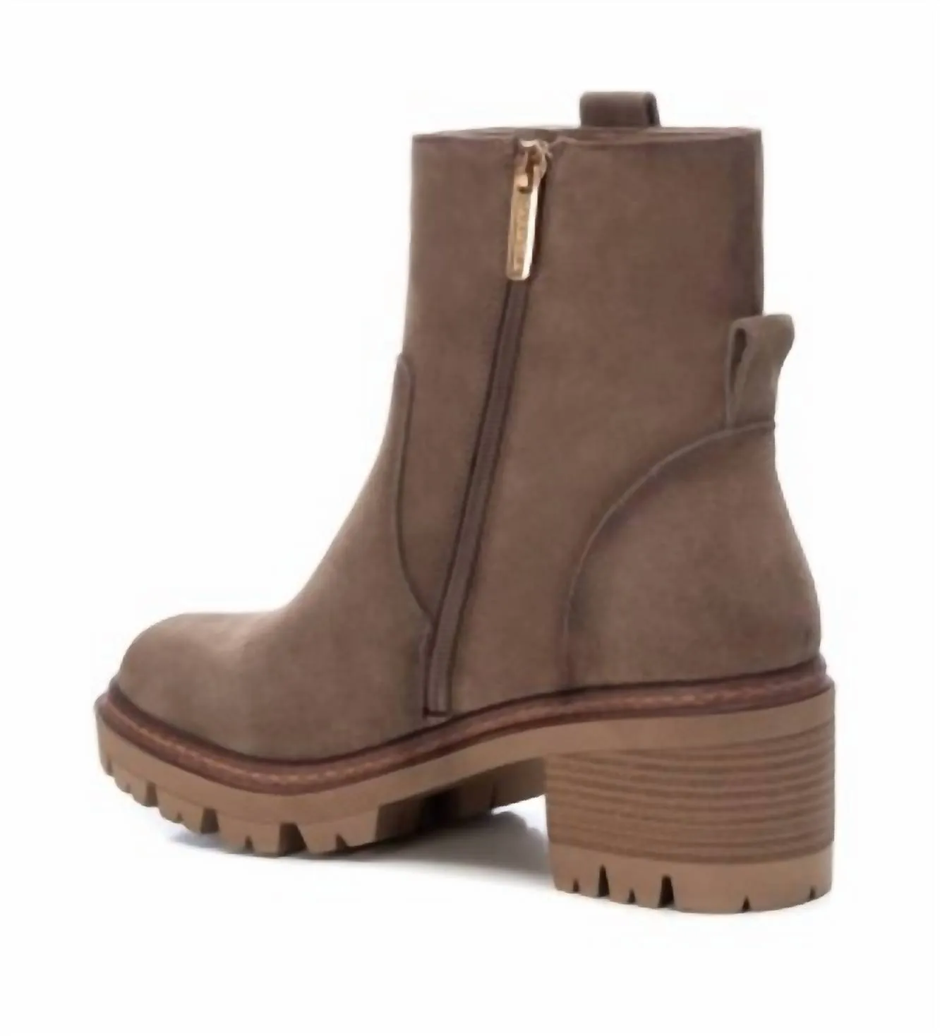 Women's Carmela Suede Booties In Taupe