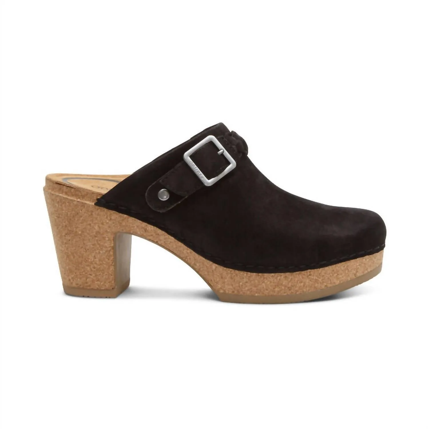Women's Corey Heeled Clog In Black