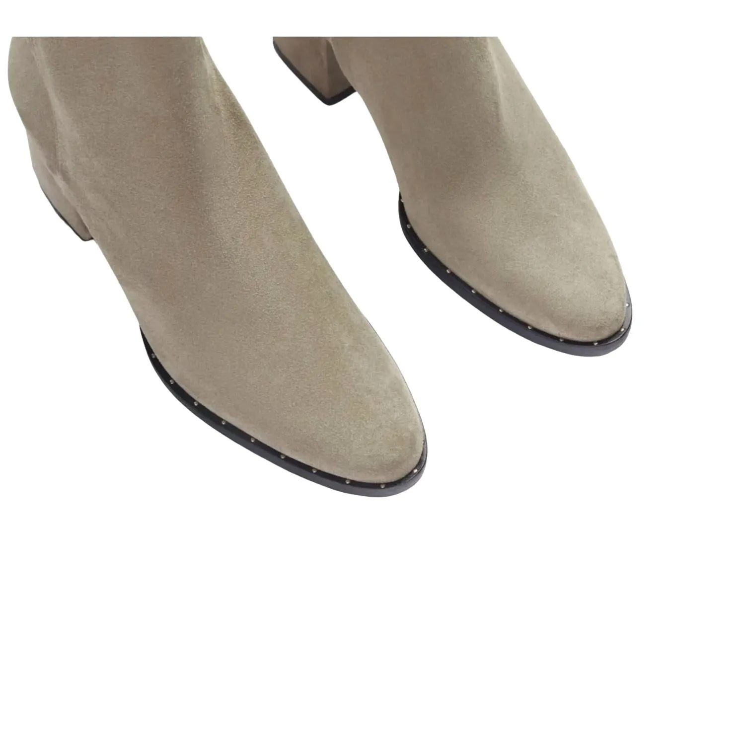 Women's Cyrus Boot In Stone Suede