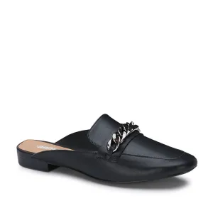 Women's Fashion Dress Mules In Black