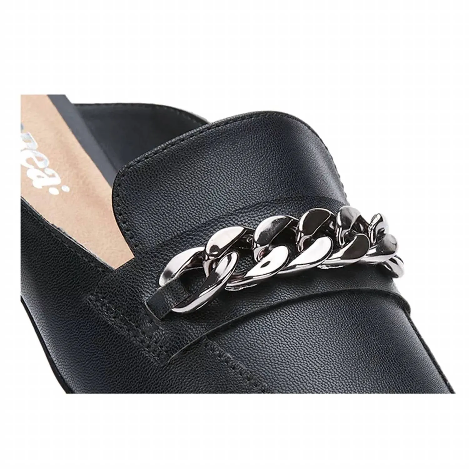 Women's Fashion Dress Mules In Black