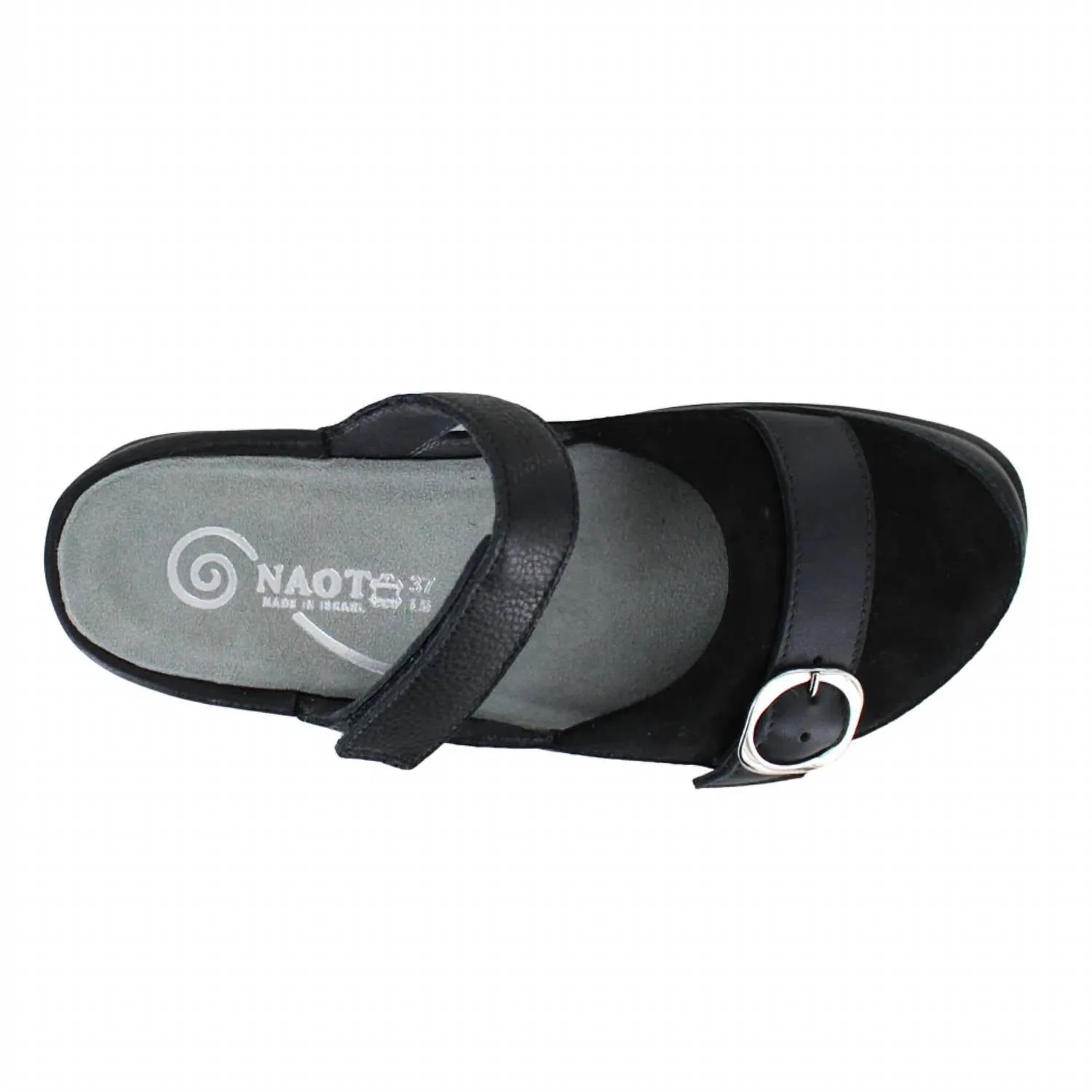 Women's Hongi Mule In Black Soft Leather