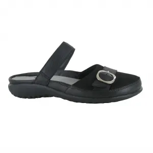 Women's Hongi Mule In Black Soft Leather