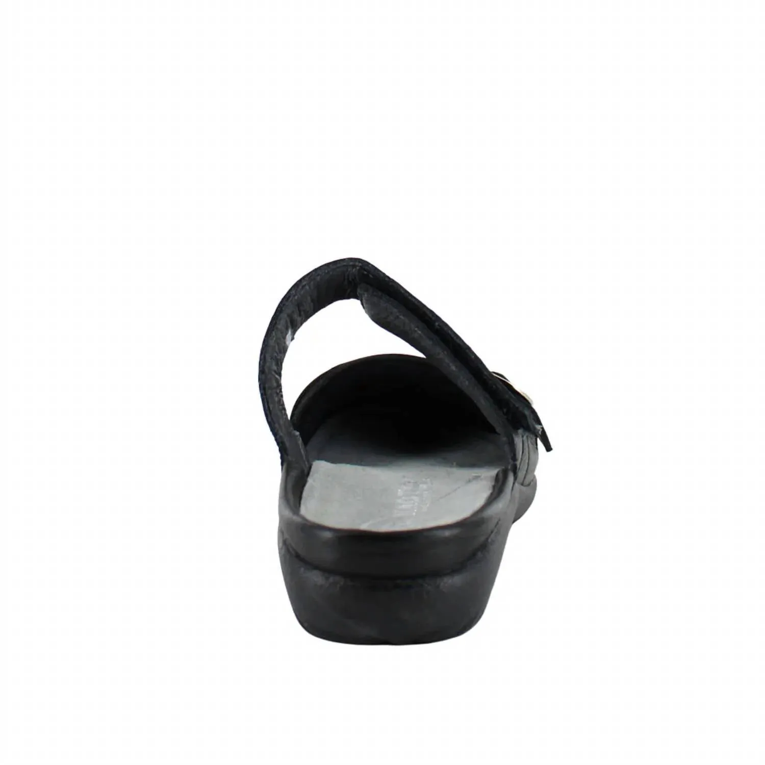 Women's Hongi Mule In Black Soft Leather