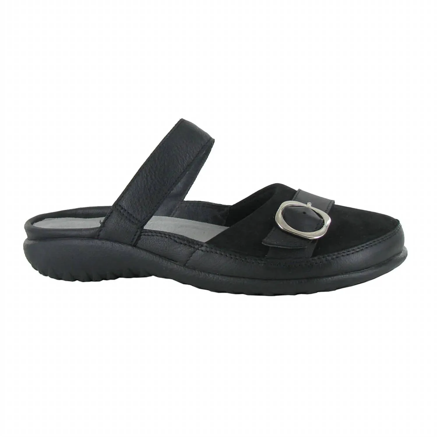 Women's Hongi Mule In Black Soft Leather