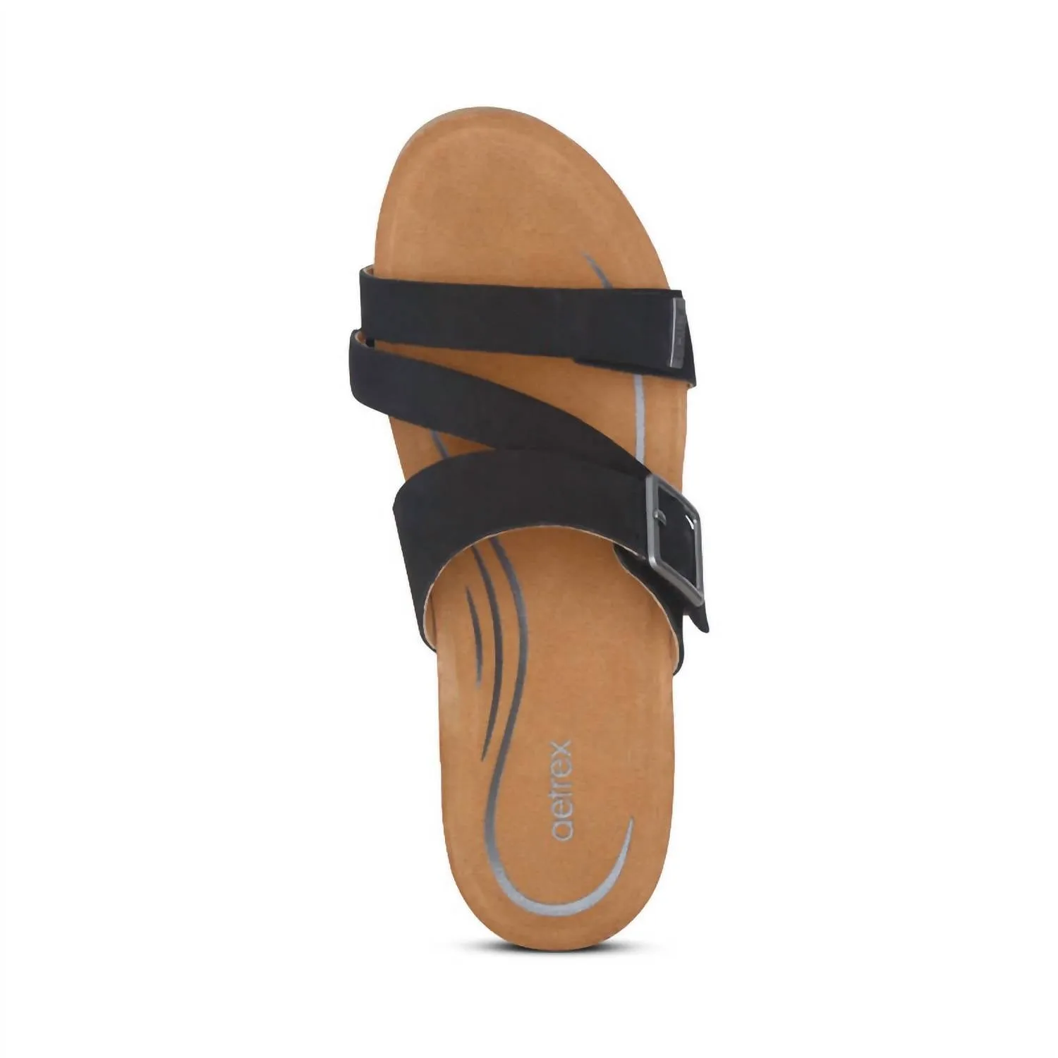 Women's Kimmy Arch Support Wedge Sandals In Black