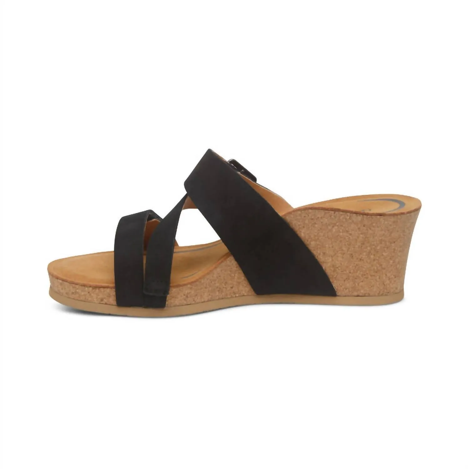 Women's Kimmy Arch Support Wedge Sandals In Black
