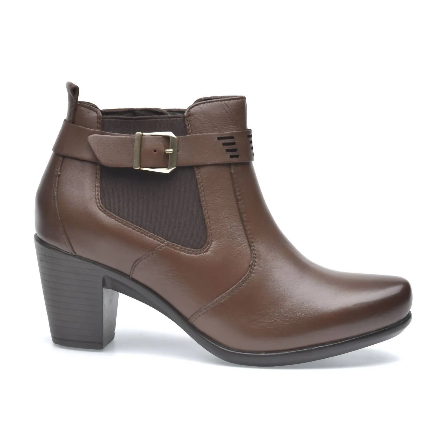 Women's Lambskin Boots Britany In Barista Brown