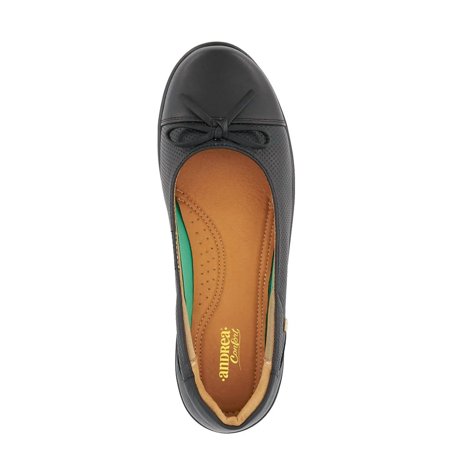 Women's Leather Ballerinas Ultra Comfort Flats In Black