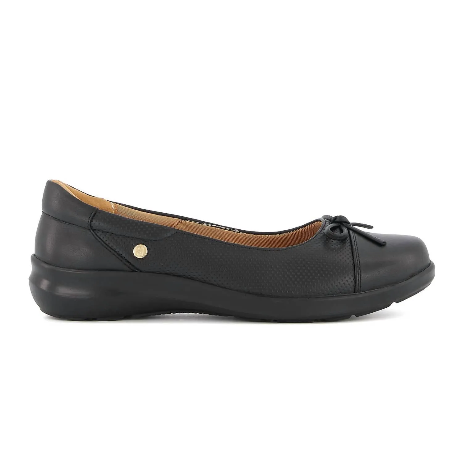 Women's Leather Ballerinas Ultra Comfort Flats In Black