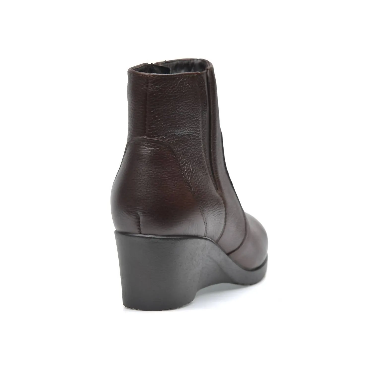 Women's Leather Boots Jambu In Burgundy