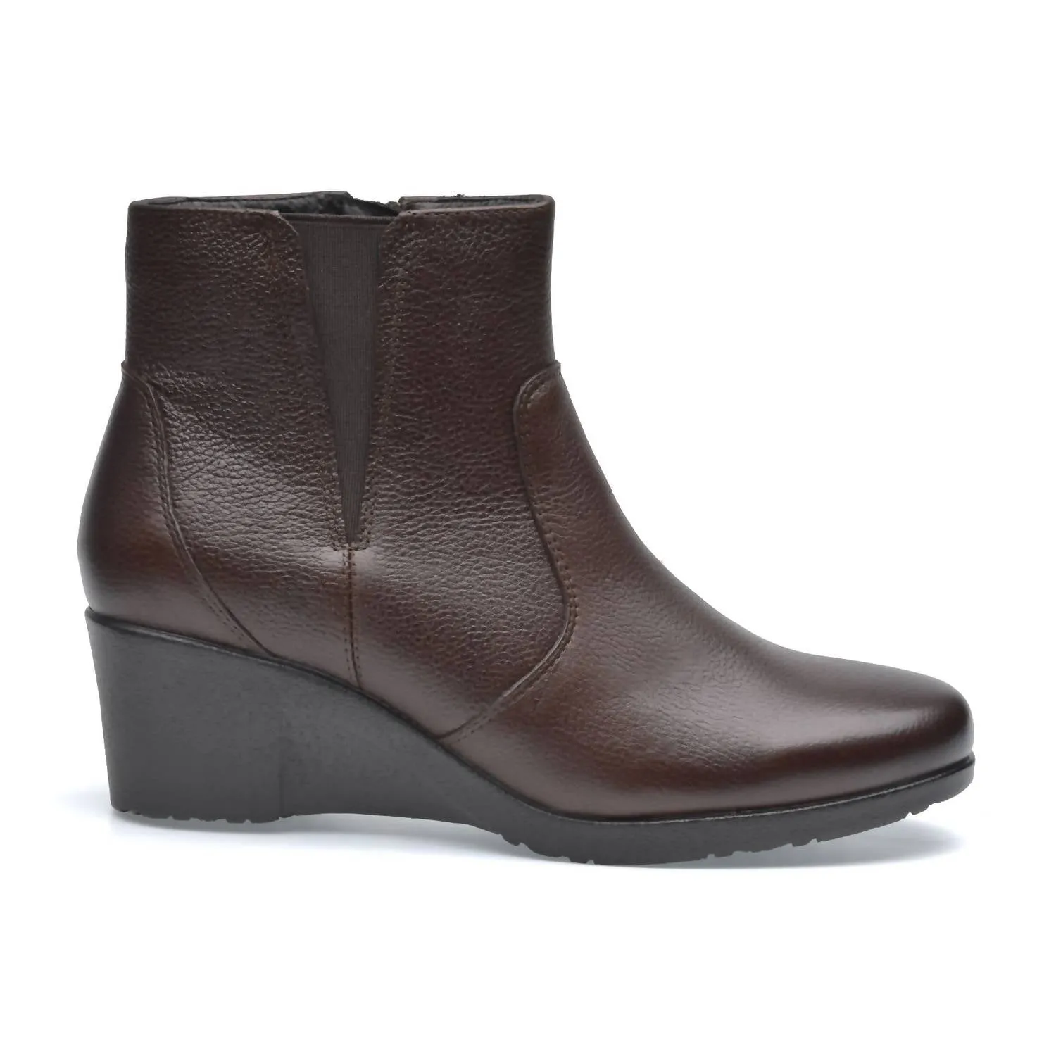 Women's Leather Boots Jambu In Burgundy