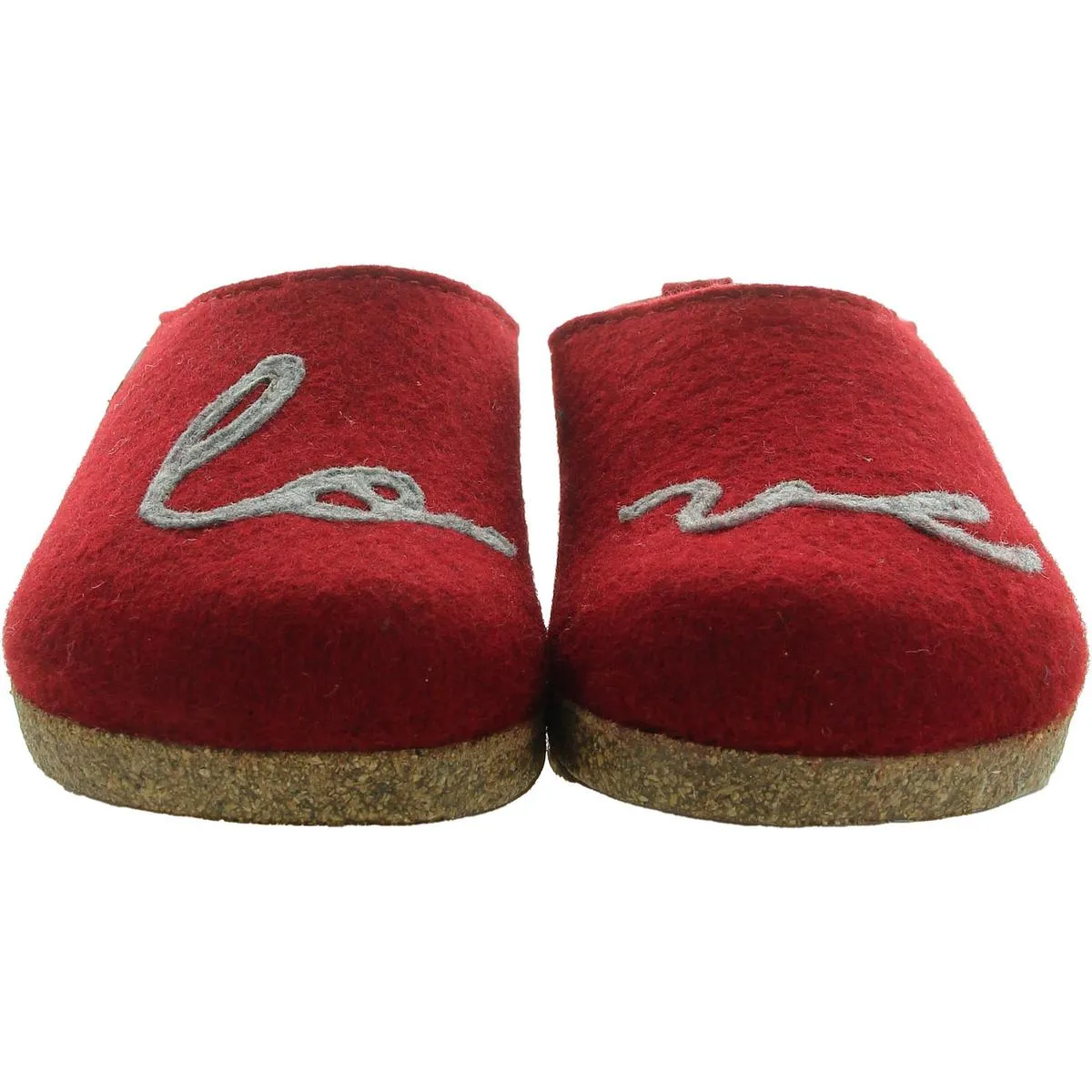 Womens Logo Wool Clogs