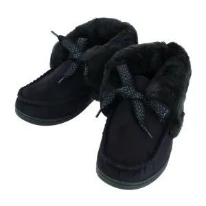Women's Microsuede Nelly Moc Bootie In Black