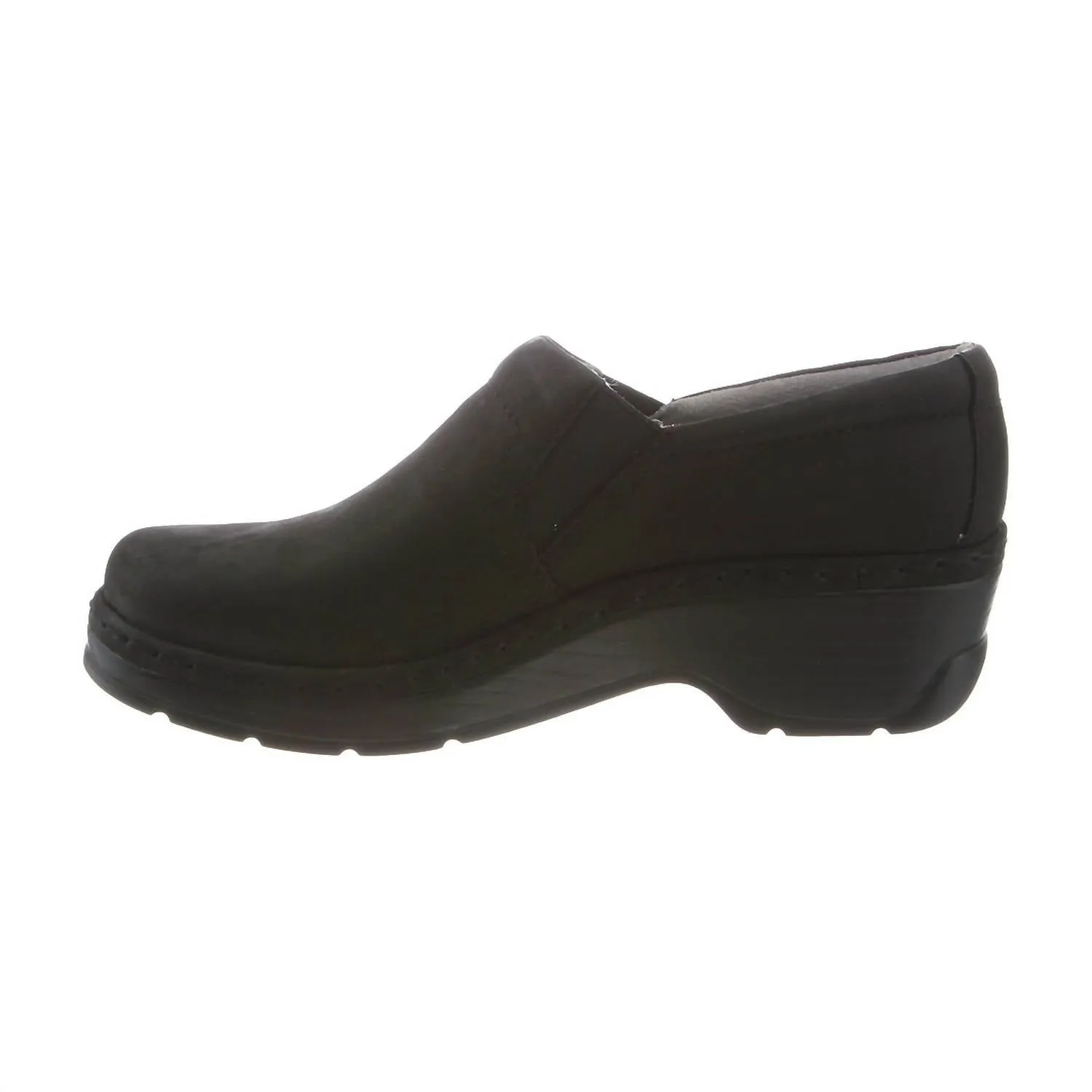 Women's Naples Clog In Black Oiled