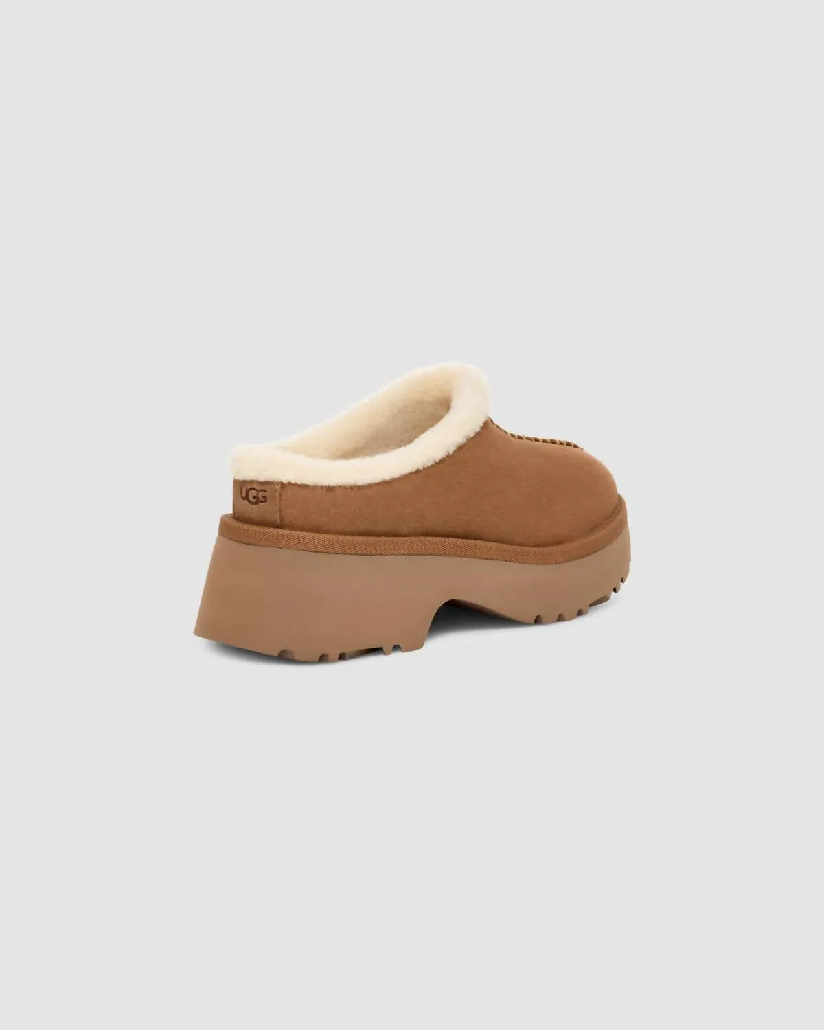 Women's New Height Cozy Clog In Chestnut