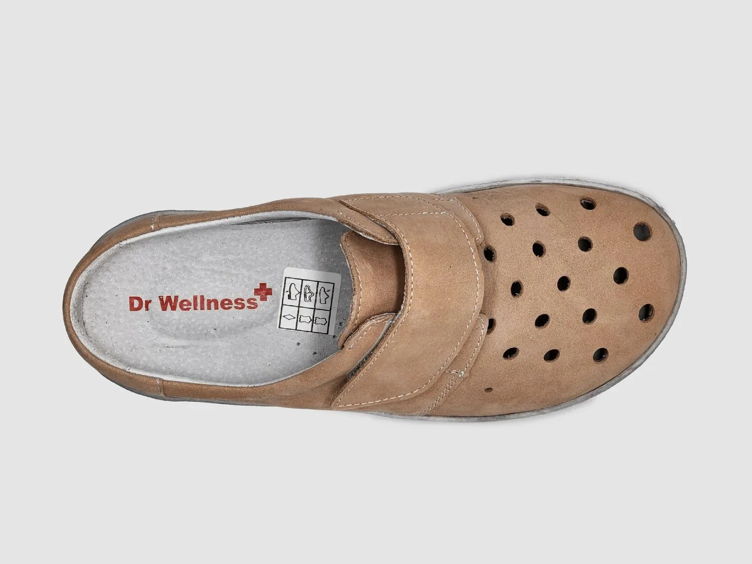 Women's Perforated Leather Clogs In Pink