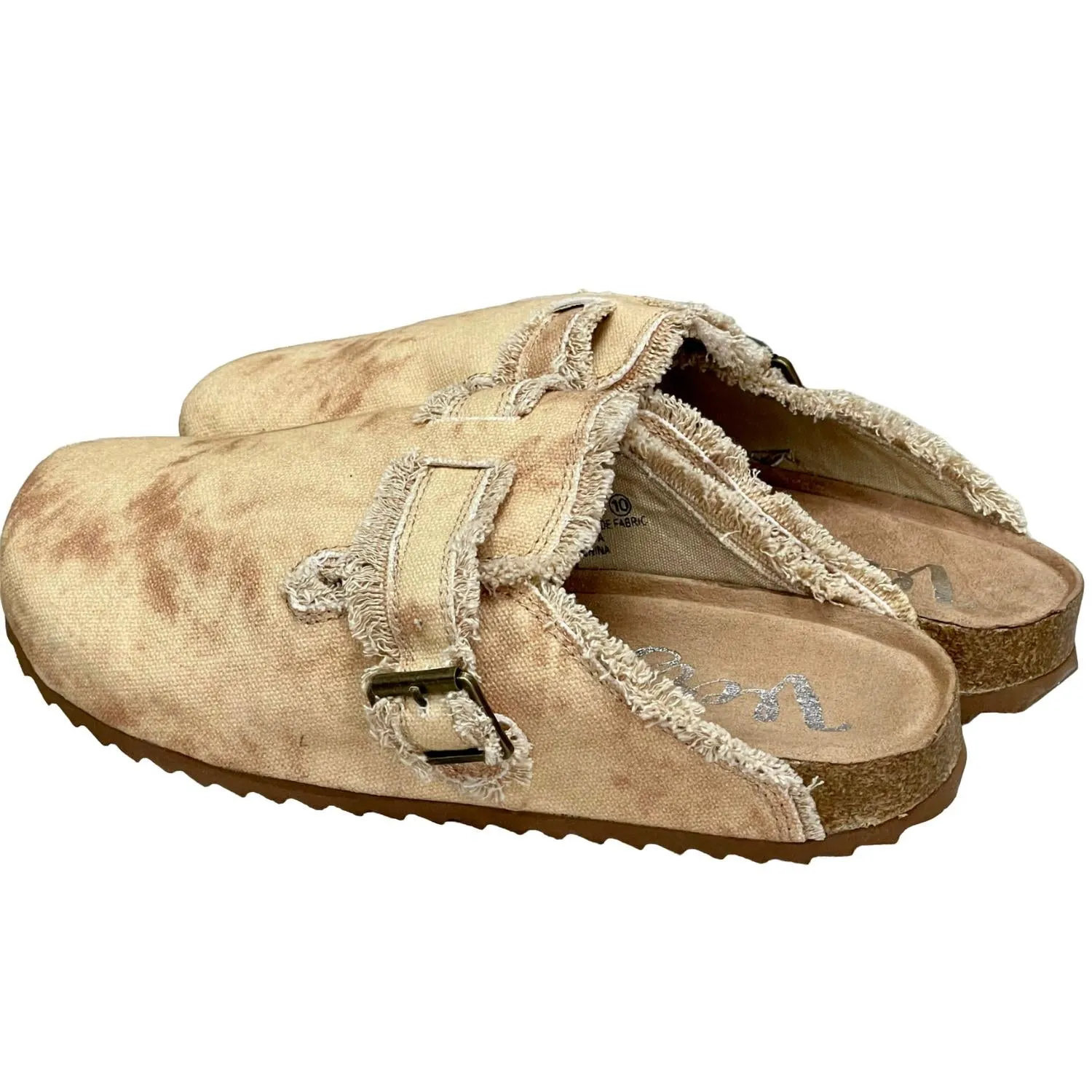 Women's Picnic Slide Clogs In Tan