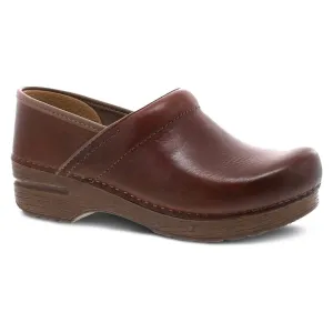 Women's Professional Full Grain Clogs In Saddle