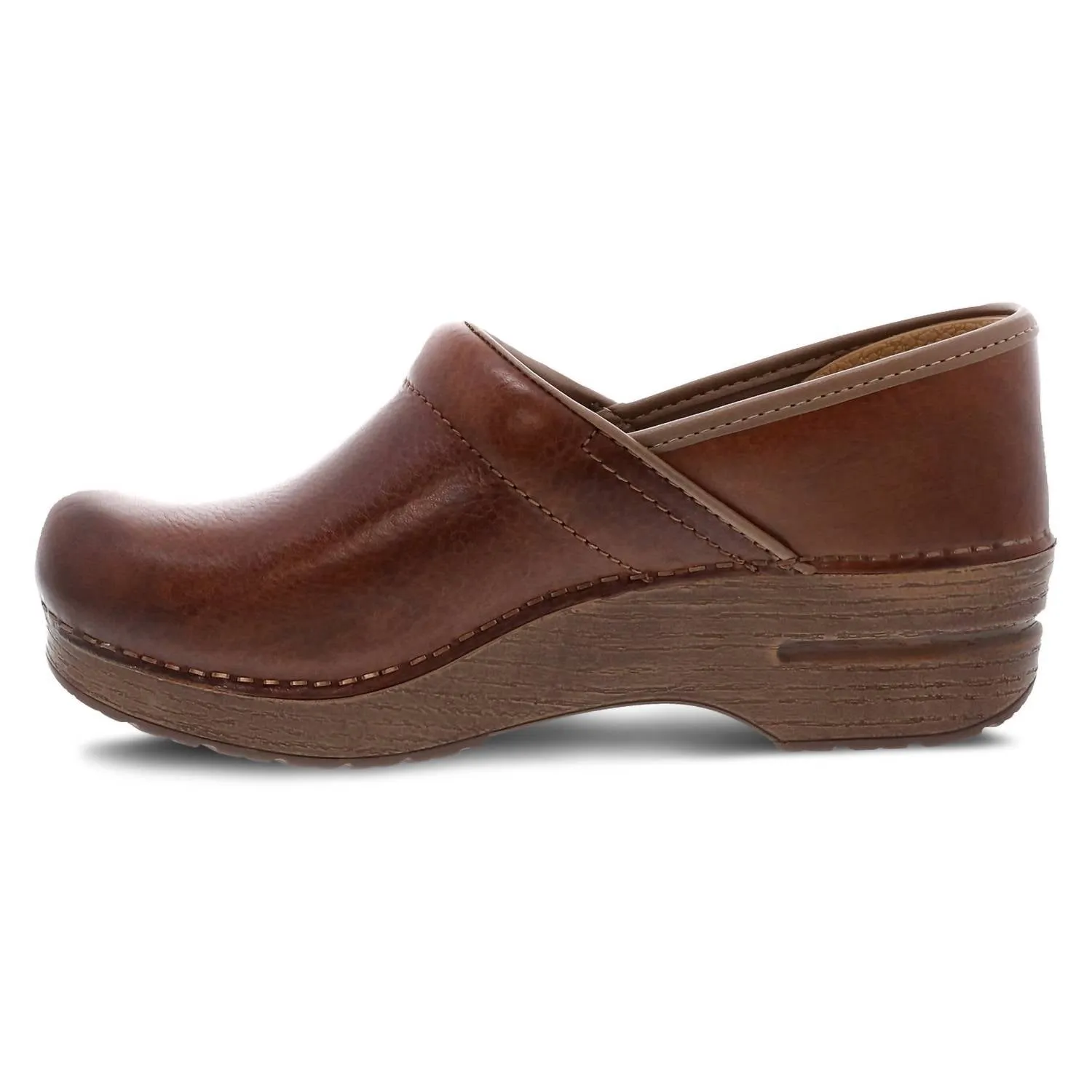 Women's Professional Full Grain Clogs In Saddle