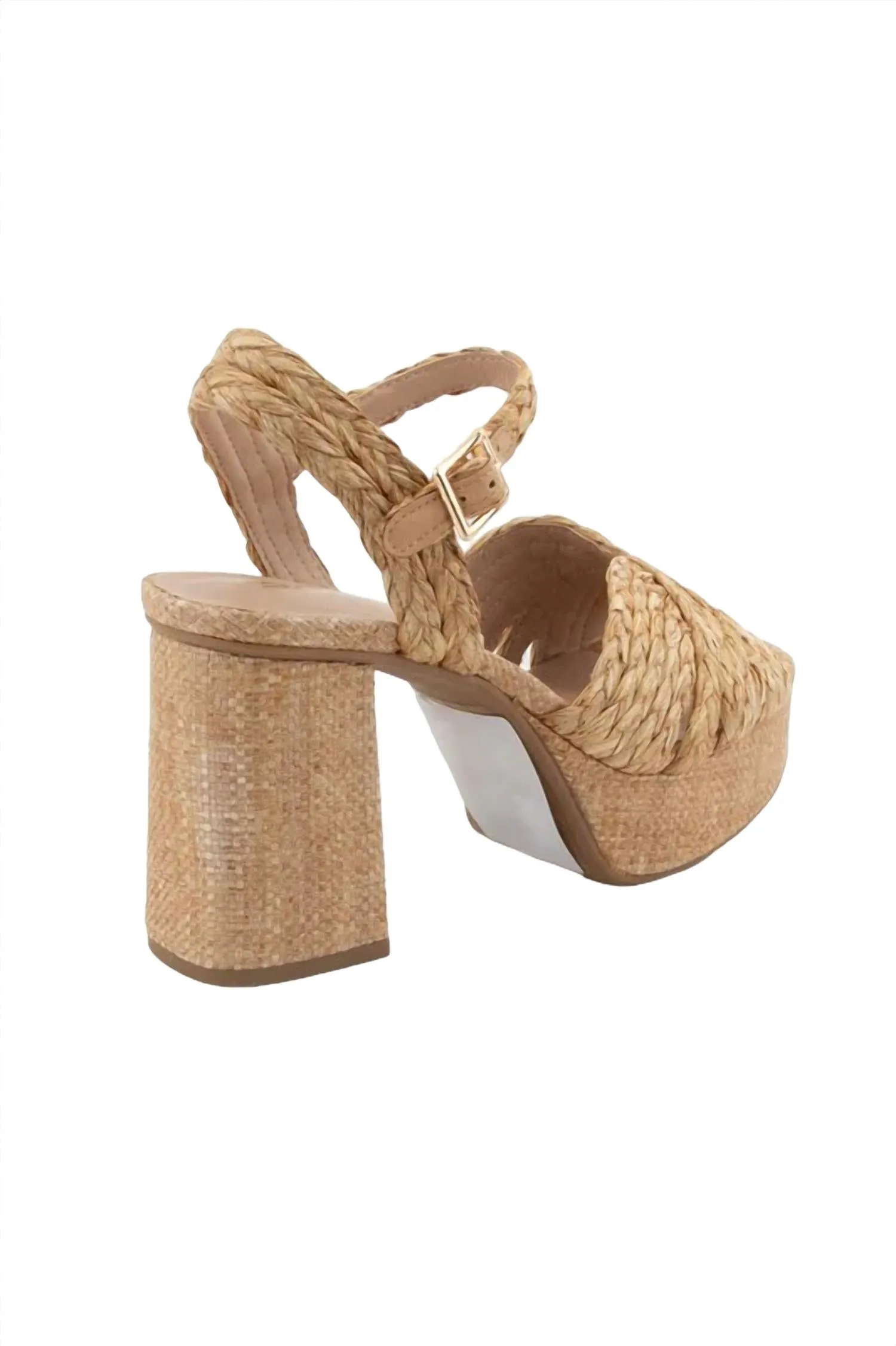 Women's Raffia Platform Sandal