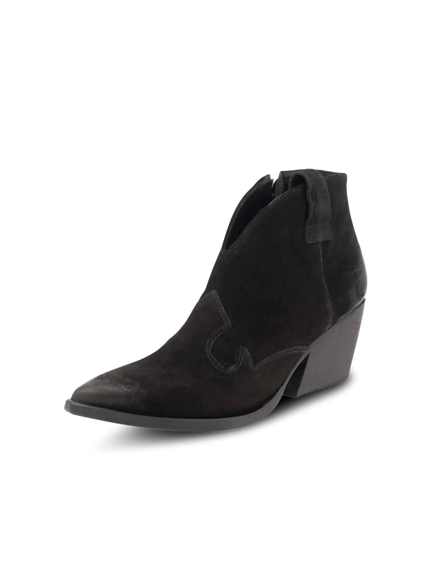 Women's Rodeo Booties In Noir Vintage Calf
