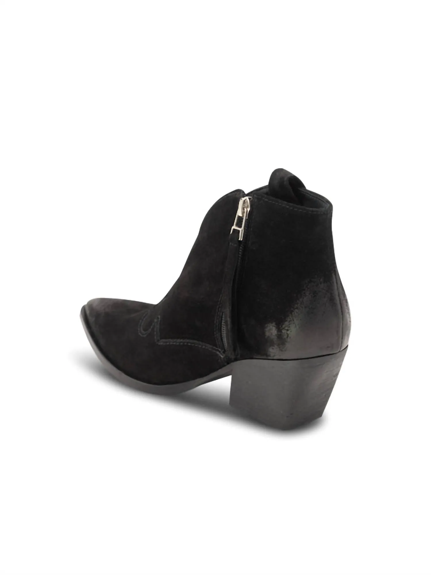 Women's Rodeo Booties In Noir Vintage Calf