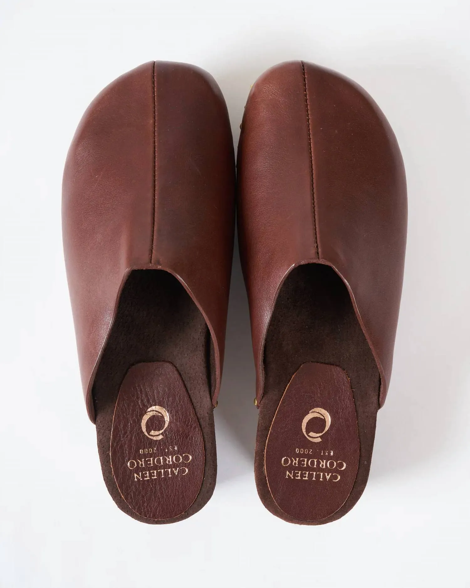 Women's Scout Clog Sandals In Brown Nappa
