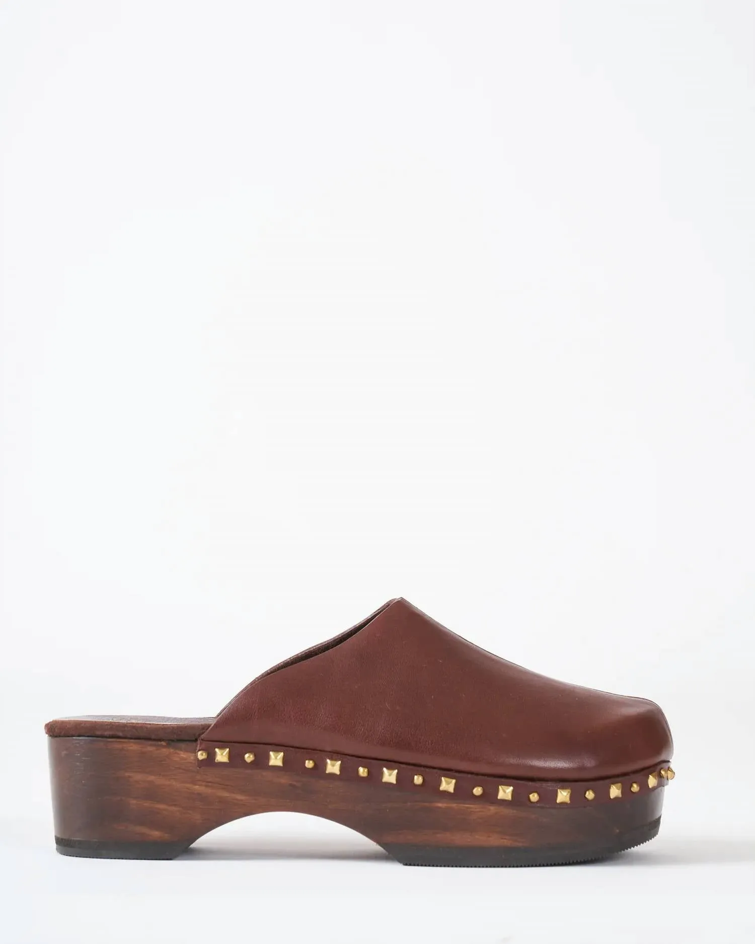 Women's Scout Clog Sandals In Brown Nappa