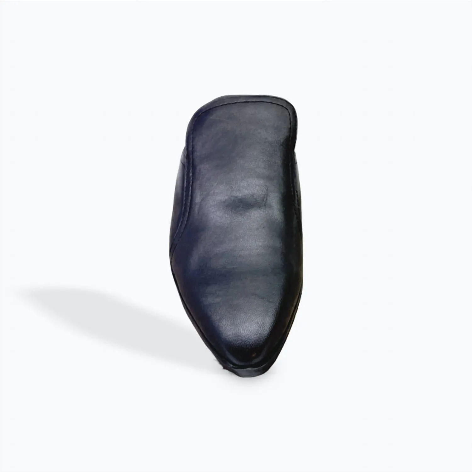 Women's Soft Leather Mule In Black