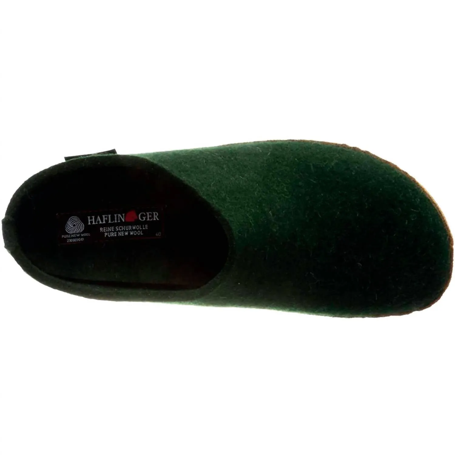 Women's Suede Sole Boiled Wool Clogs In Spruce