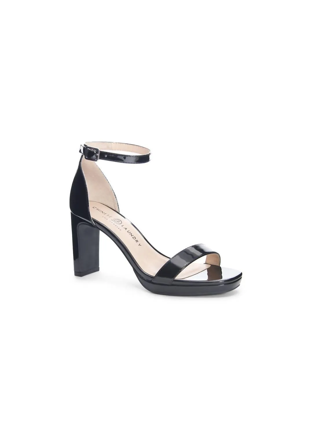 Women's Tinie Heel In Black Patent