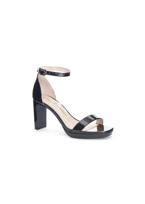 Women's Tinie Heel In Black Patent
