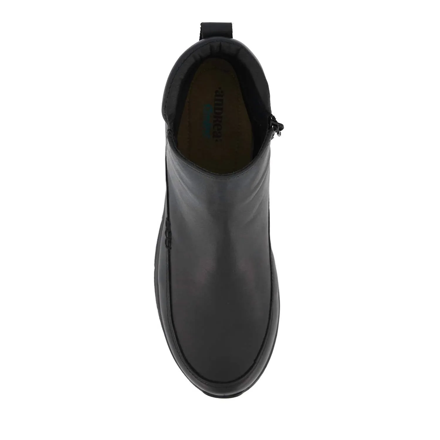Women's Ultra Comfort Leather Booties In Black