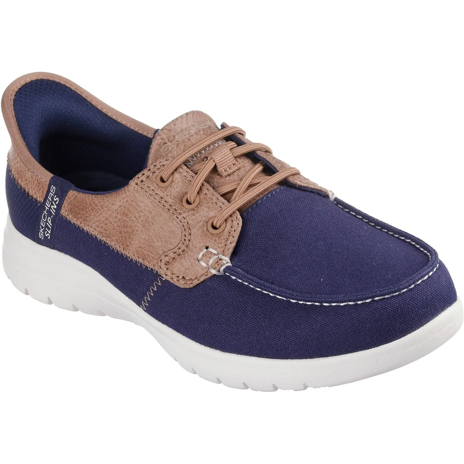 Women's Wide Fit Skechers 136536 Slip-ins Palmilla Trainers