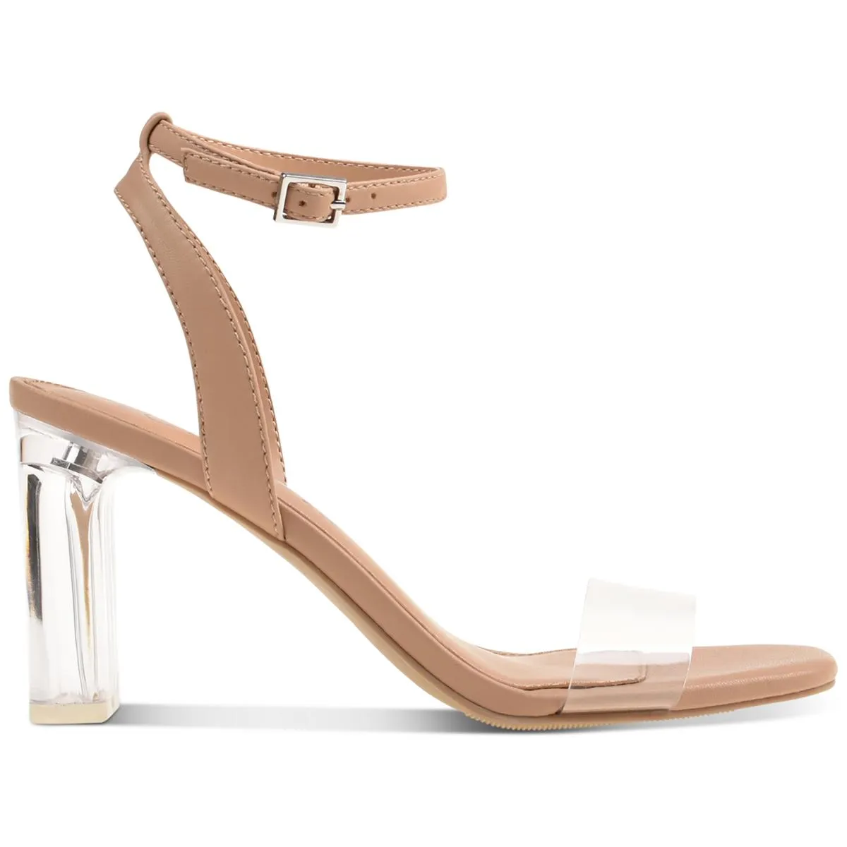 Zainey  Womens Faux Leather Dress Ankle Strap