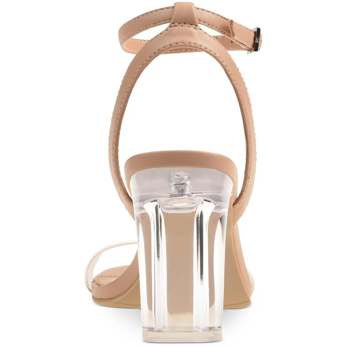 Zainey  Womens Faux Leather Dress Ankle Strap